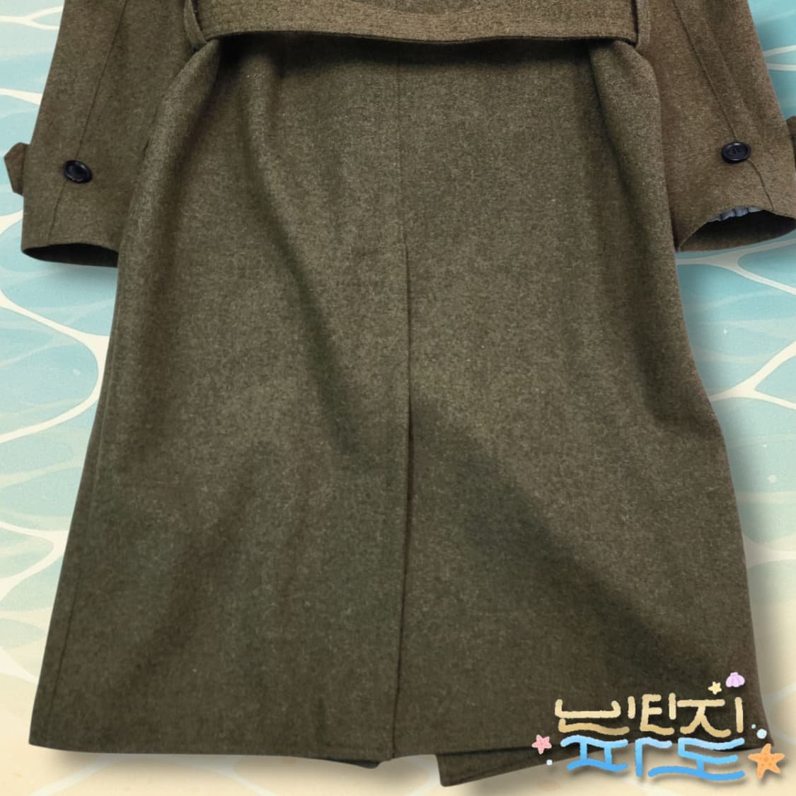 S 새제품 앤더슨벨 마티아 밀리터리 로브 코트 상품이미지7