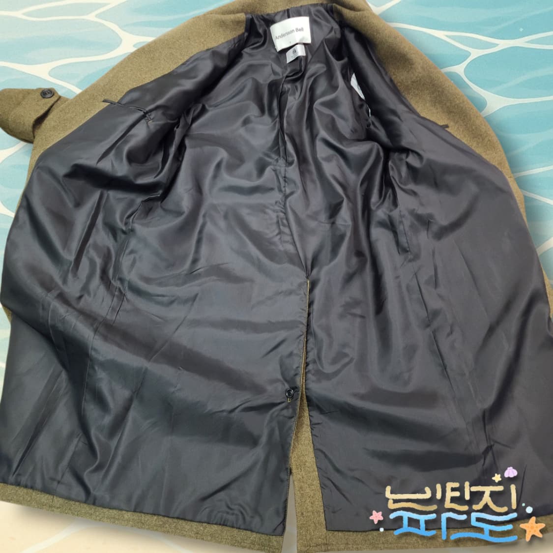 S 새제품 앤더슨벨 마티아 밀리터리 로브 코트 상품이미지9