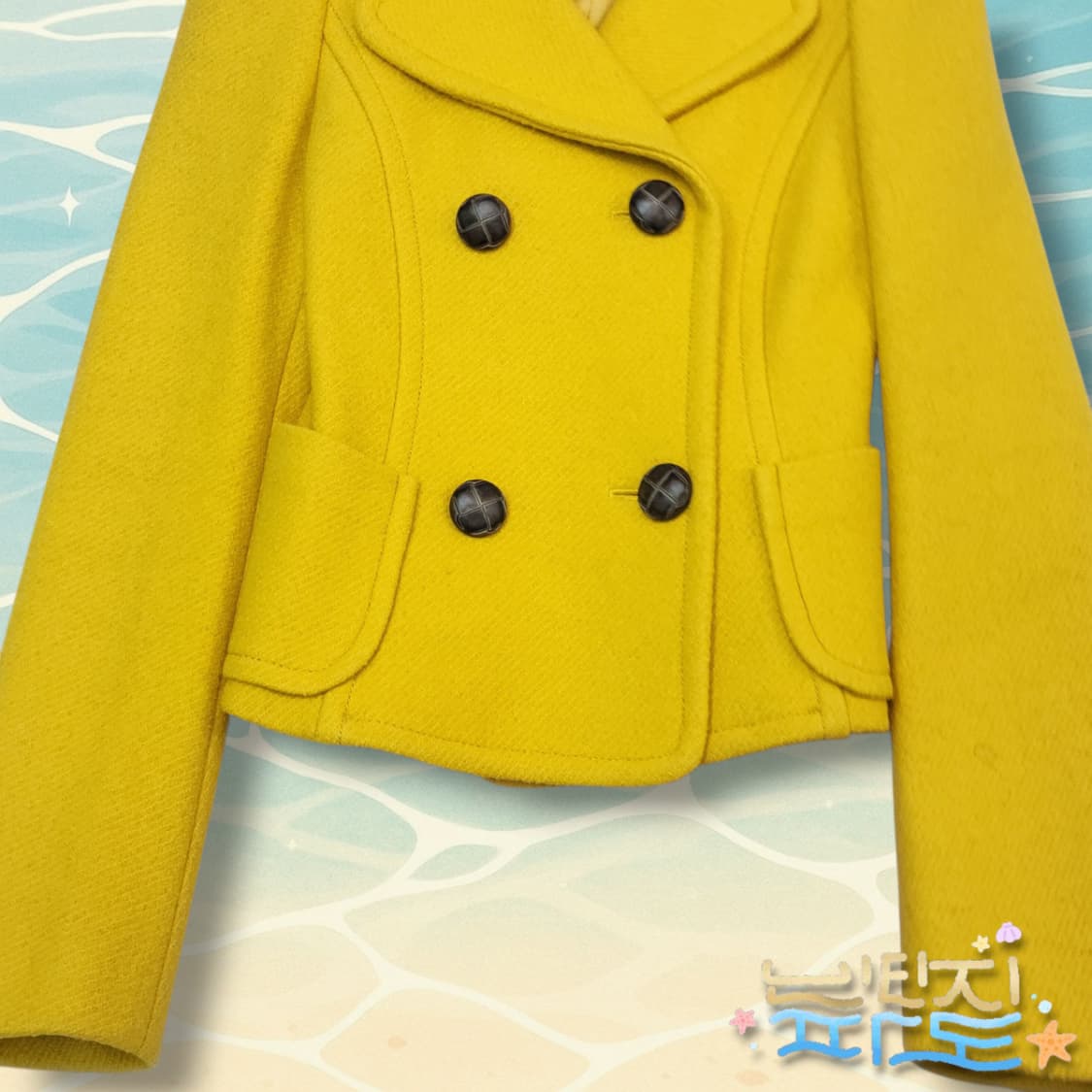 66 오즈세컨 울 더블카라 숏자켓 상품이미지3