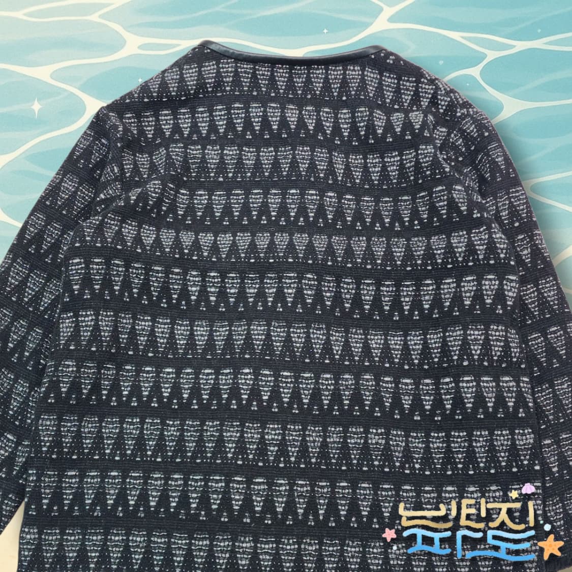 F IRO 오버랜드 블랙 실버 트위드 재킷 상품이미지6