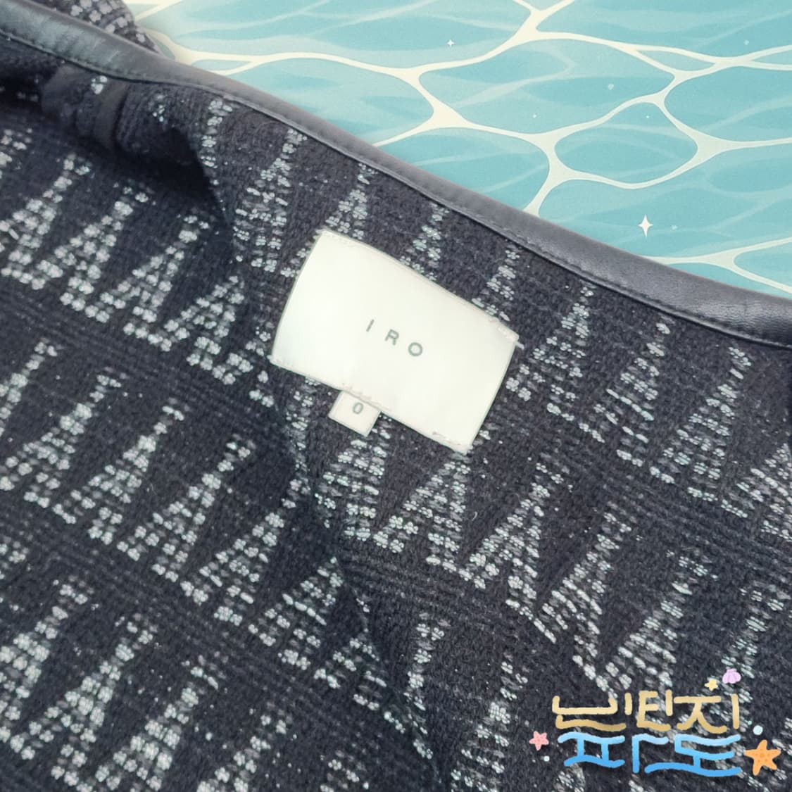 F IRO 오버랜드 블랙 실버 트위드 재킷 상품이미지9