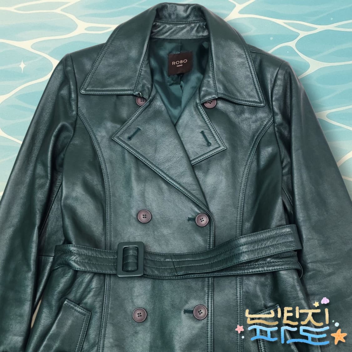 66 ROBO 로보 양가죽 트렌치 코트 상품이미지2