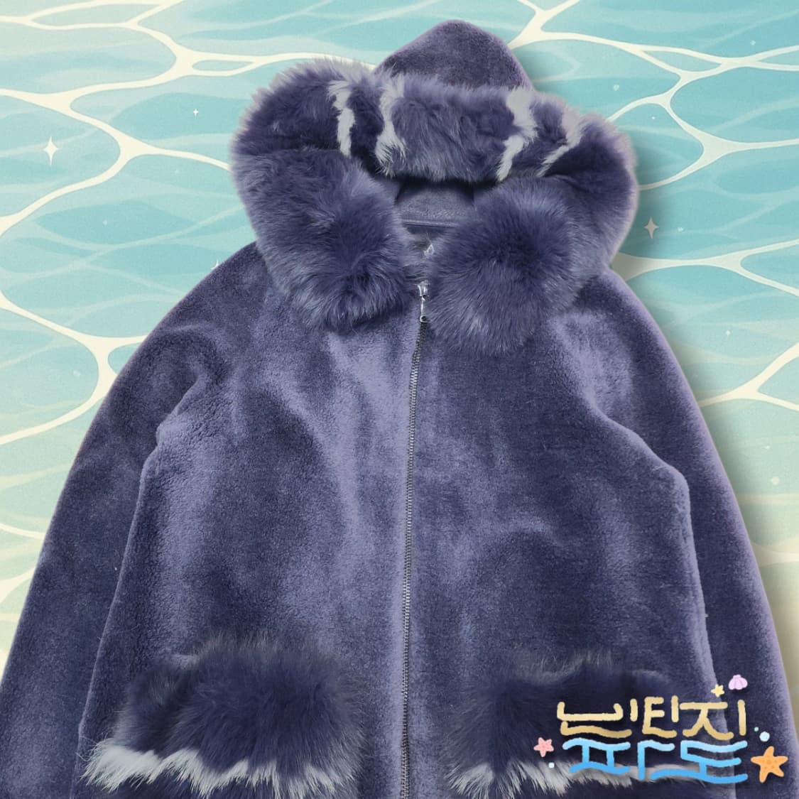 66 A&D 사가퍼 여우 후드 양모자켓 상품이미지2