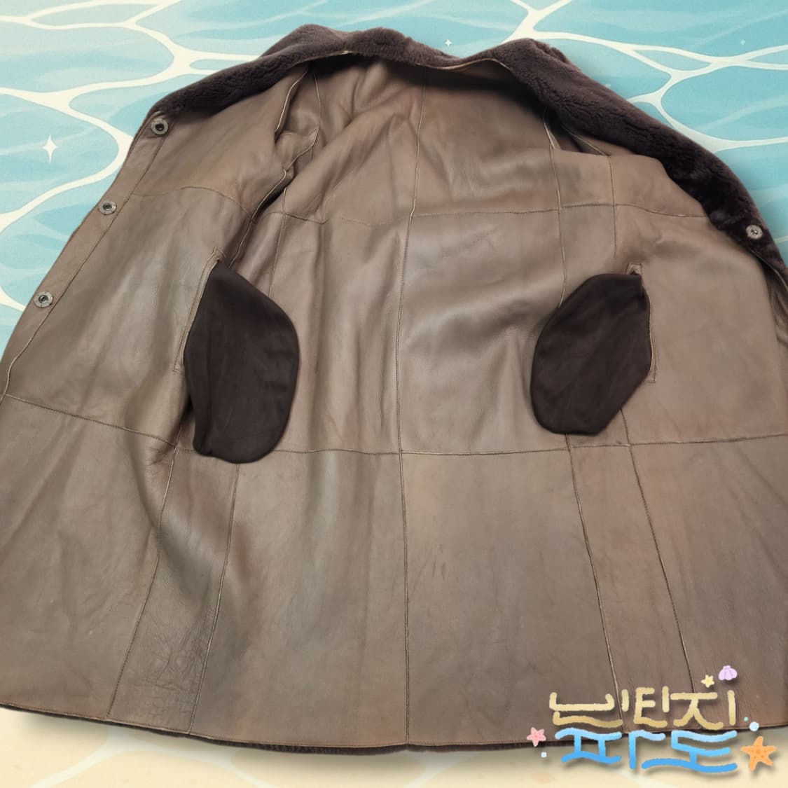 77 ROBO 로보 양가죽 무스탕 양면 코트 상품이미지8