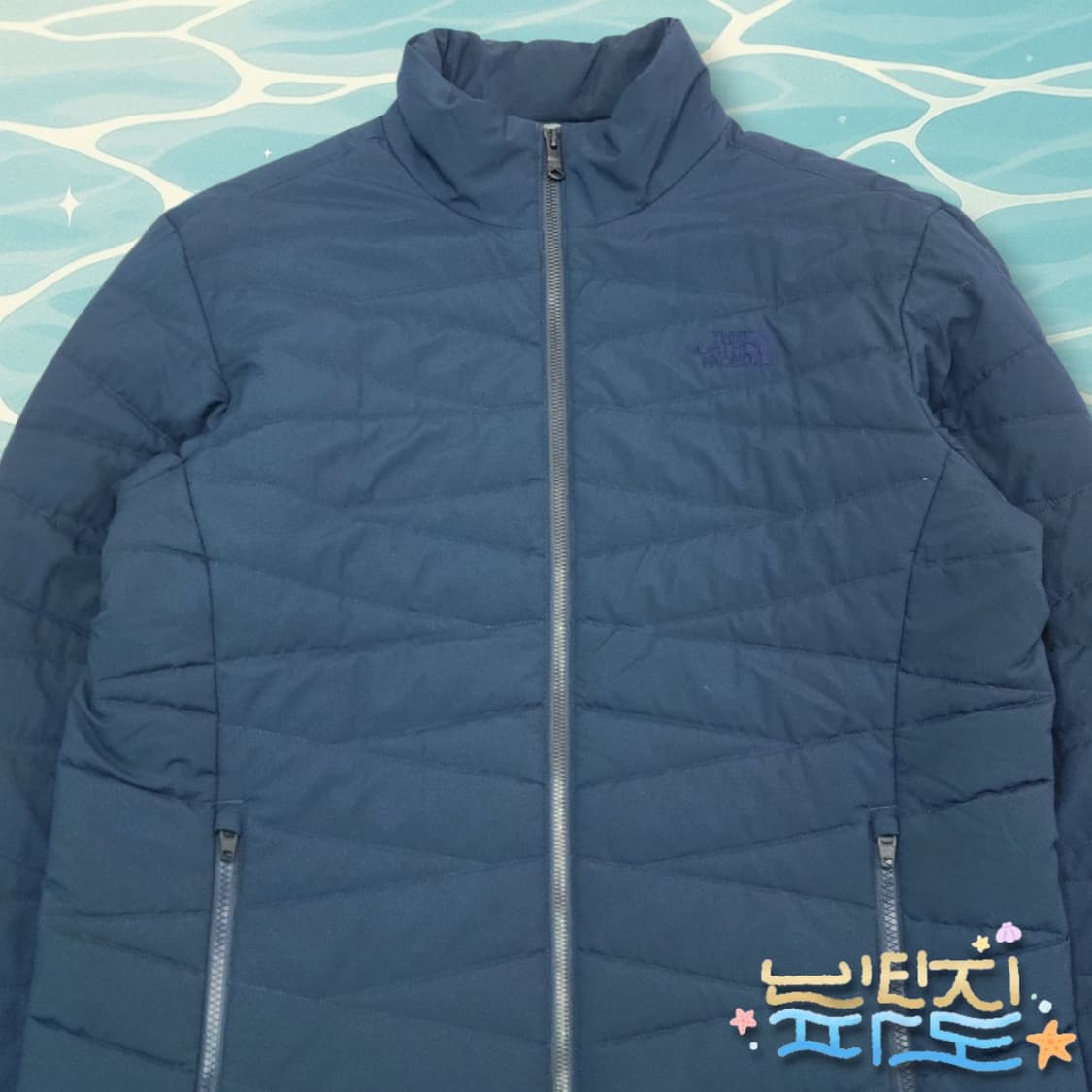 105 노스페이스 딥네이비 브이모션 경량패딩 상품이미지2