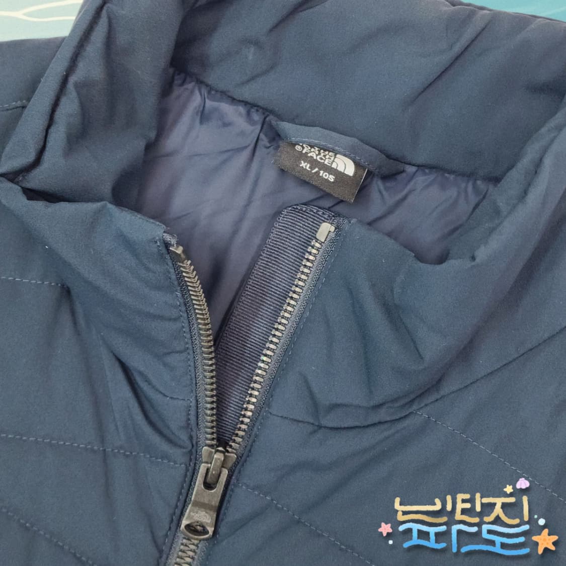 105 노스페이스 딥네이비 브이모션 경량패딩 상품이미지5