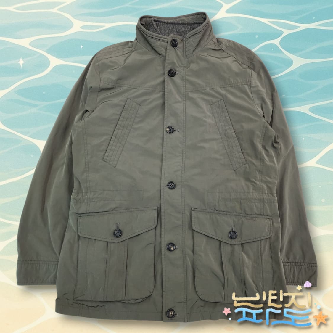 105 OLZEN 올젠 사파리자켓 패딩조끼 포함 상품이미지1