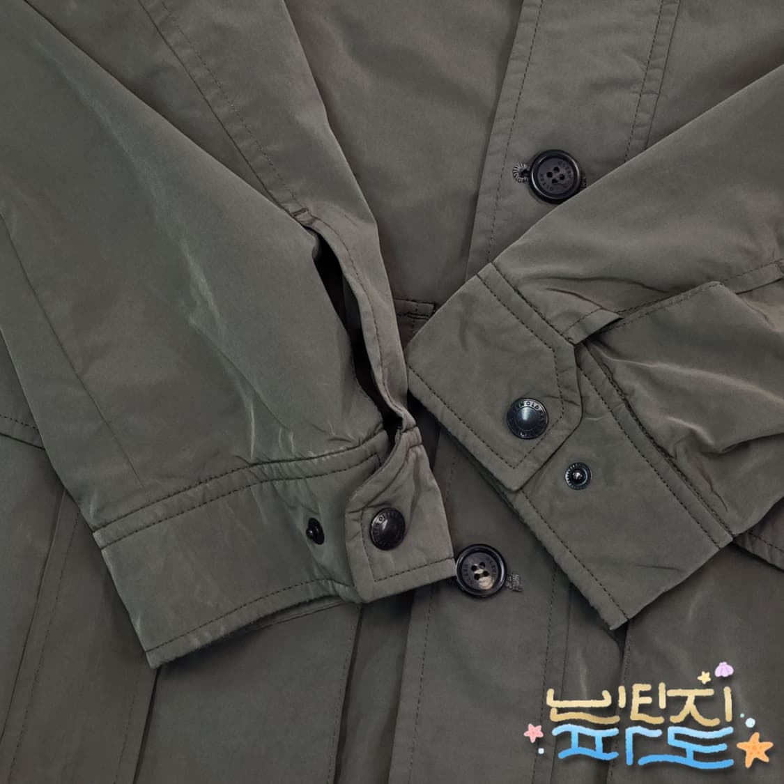 105 OLZEN 올젠 사파리자켓 패딩조끼 포함 상품이미지4