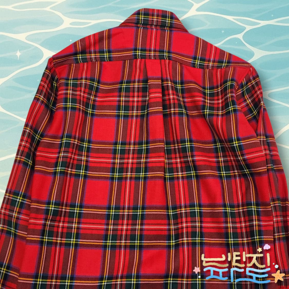 48 95 디스퀘어드2 타탄체크 로고 포켓 코티드울셔츠 상품이미지7