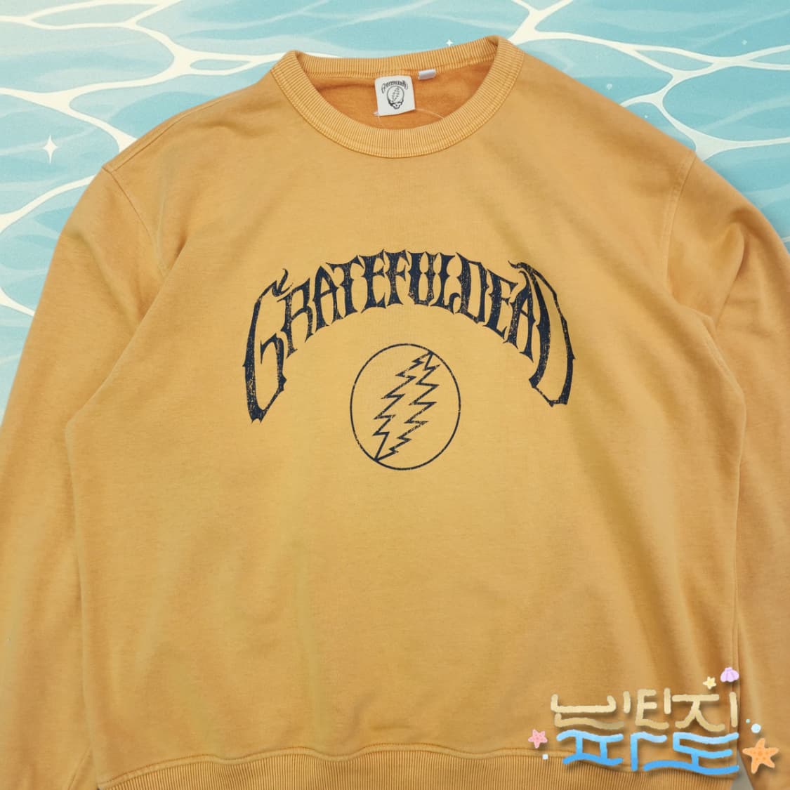 XL 새제품 GU 그레이트풀데드 워시드 맨투맨 상품이미지2