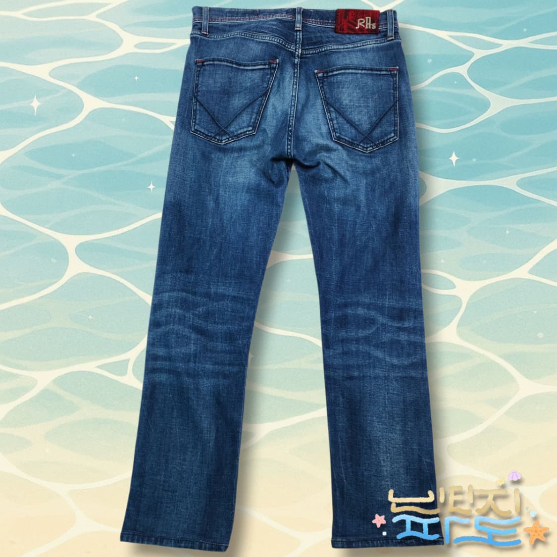 32 로이 로저스 스트레이트 워싱 청바지 상품이미지6