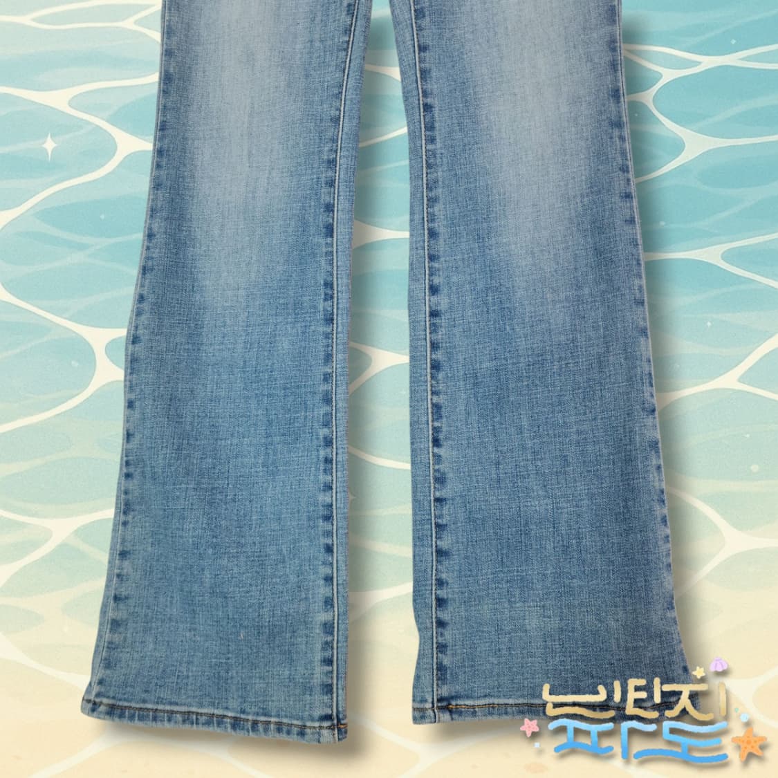 27 새제품 리바이스 315 부츠컷 소프트 연청 데님 팬츠 상품이미지3