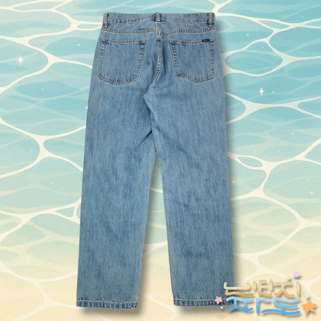 30 오베이 스트레이트 데님 연청바지 상품이미지7