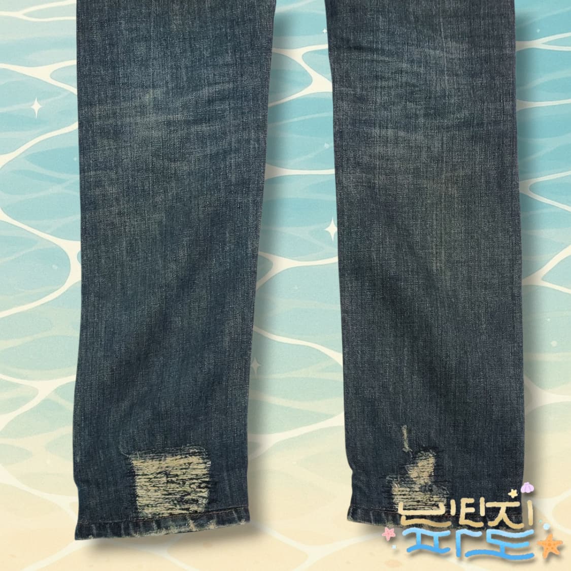 29 RAF by 라프시몬스 워싱 디스 데님 팬츠 상품이미지8