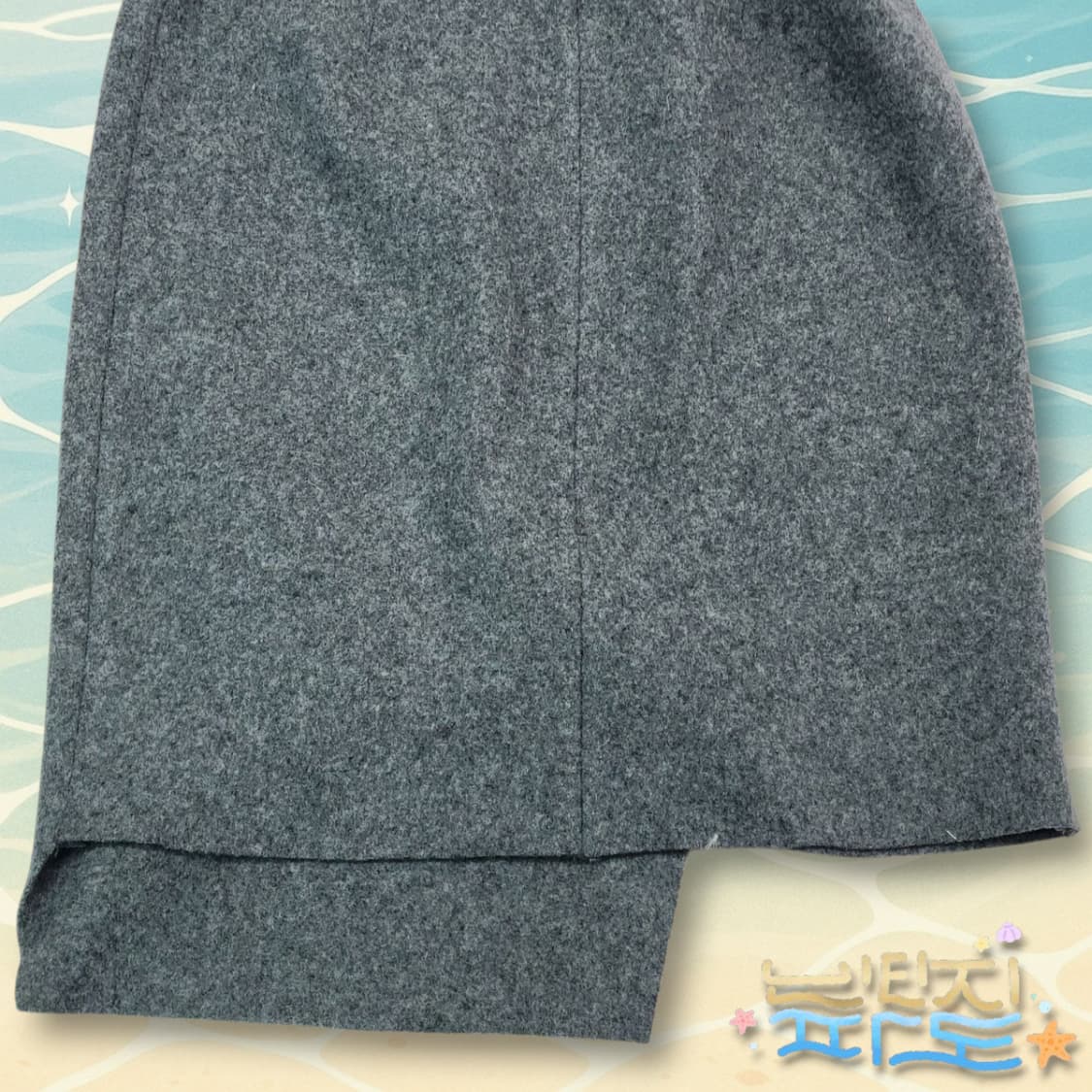 F RECTO 렉토 X 비이커 울 랩스커트 상품이미지6