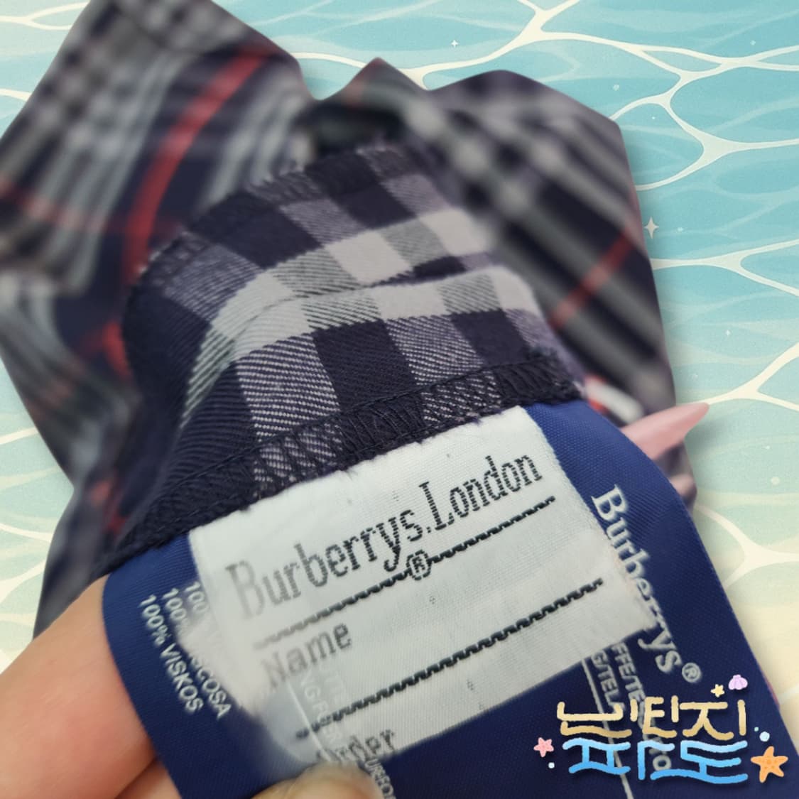 27 90S 버버리 노바체크 여성 하프팬츠 상품이미지9