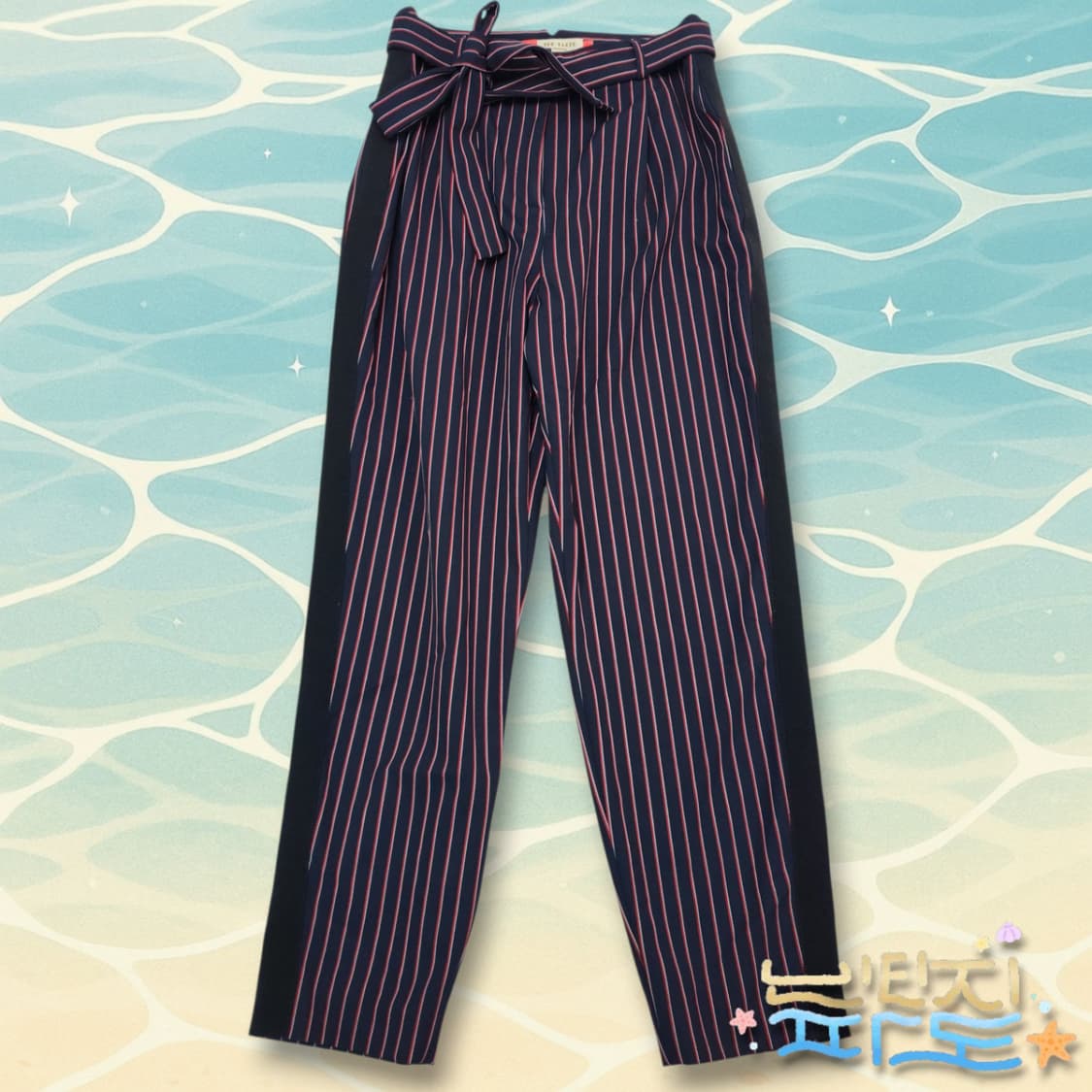 L 테드베이커 스트라이프 벨티드 팬츠 상품이미지1