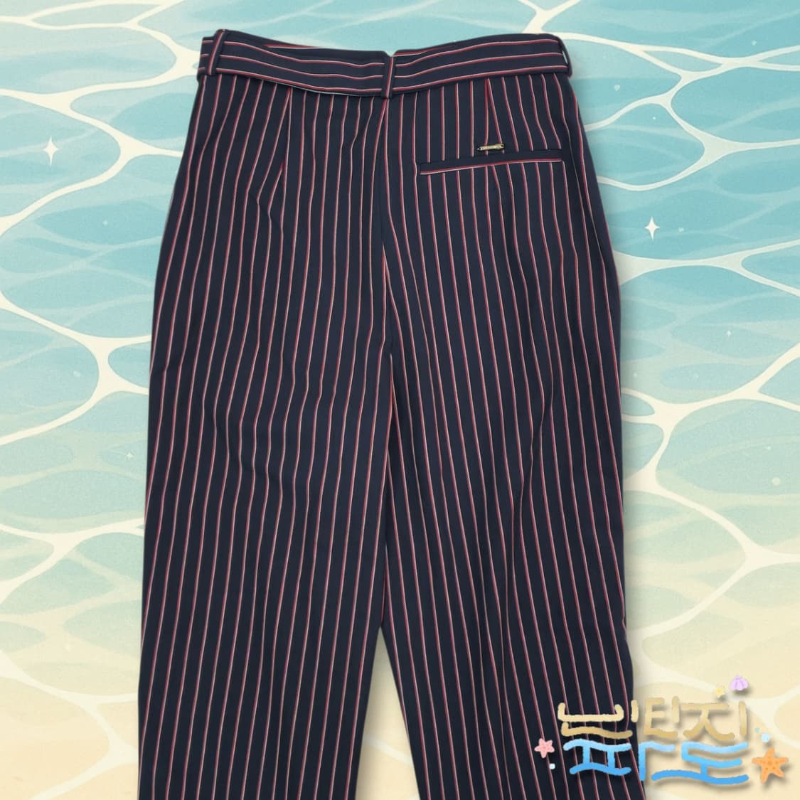 L 테드베이커 스트라이프 벨티드 팬츠 상품이미지5