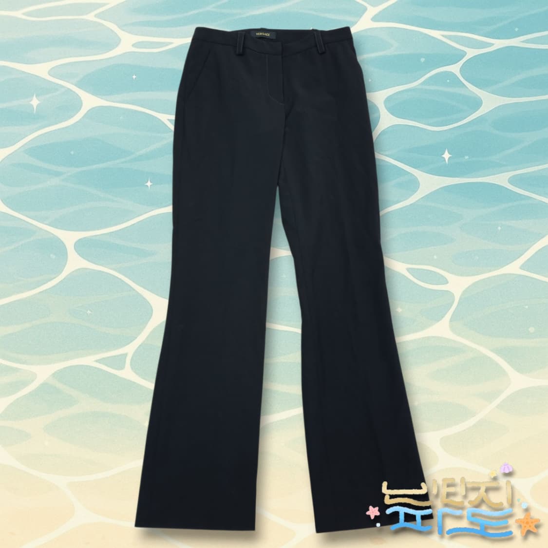 4 versace 베르사체 여성 세미 부츠컷 슬랙스 바지 상품이미지1
