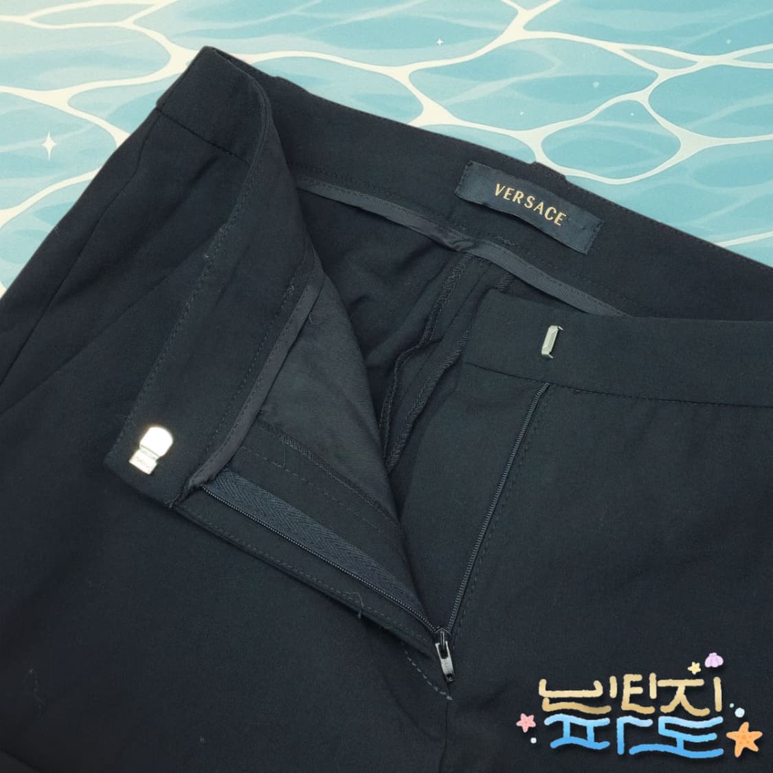 4 versace 베르사체 여성 세미 부츠컷 슬랙스 바지 상품이미지3