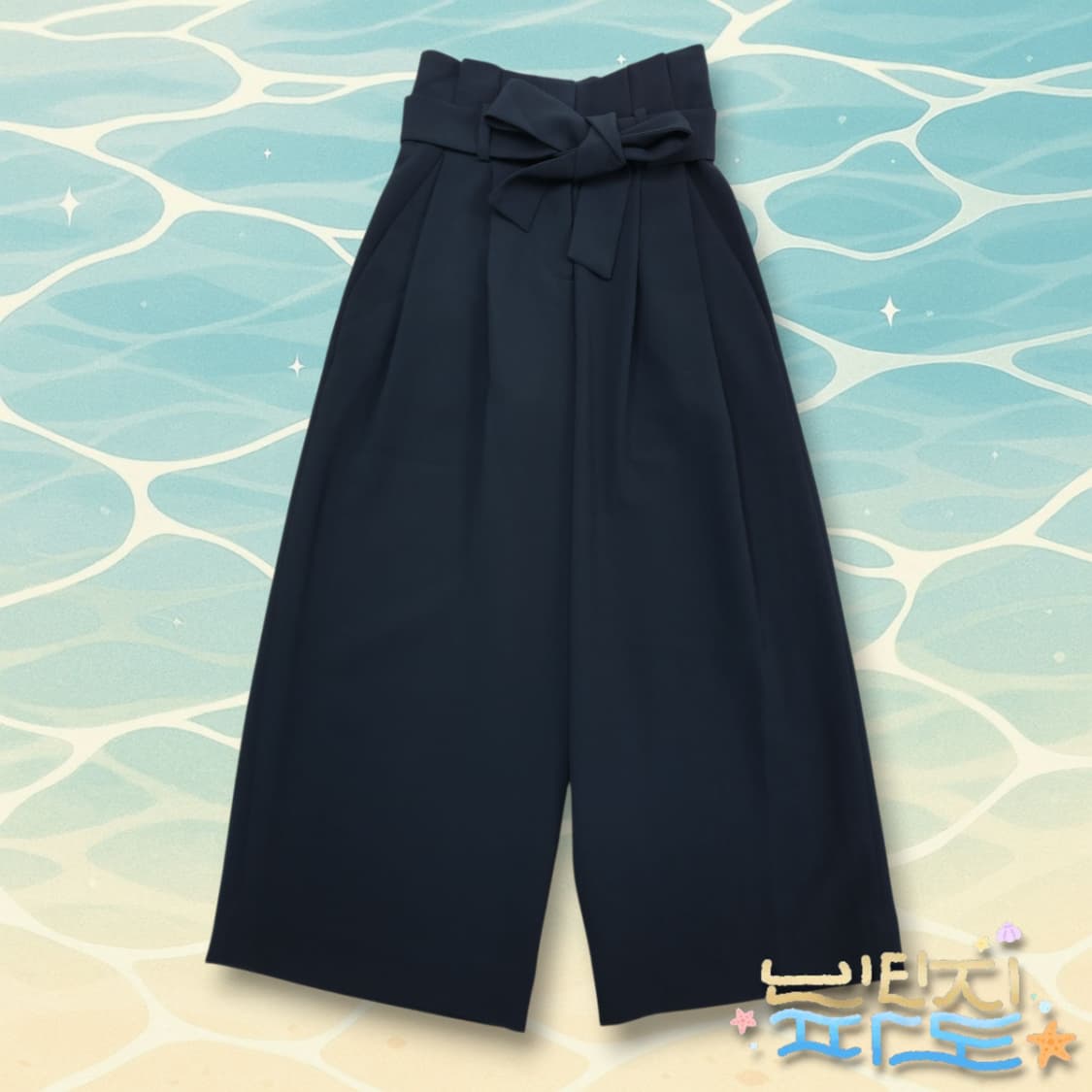 32 COS 코스 플리티드 와이드 리본 벨티트 팬츠 상품이미지1