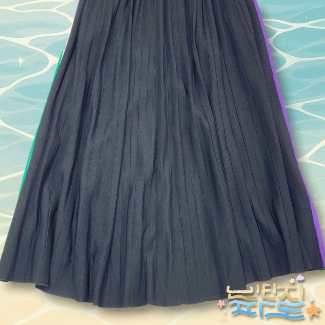 2 sandro 산드로 사이드라인 플리츠 스커트 상품이미지3