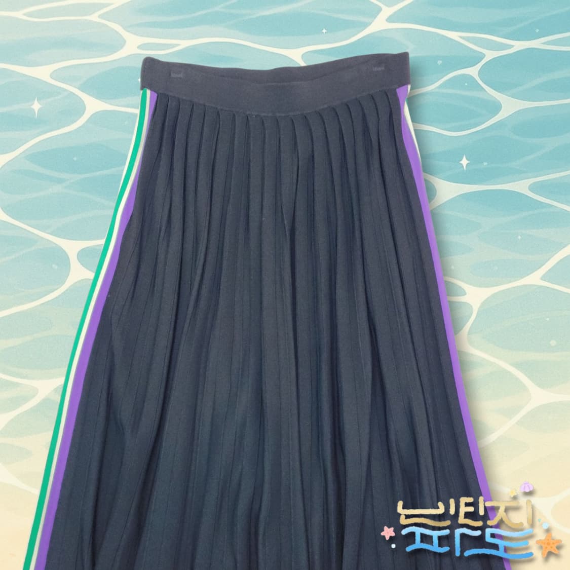 2 sandro 산드로 사이드라인 플리츠 스커트 상품이미지5