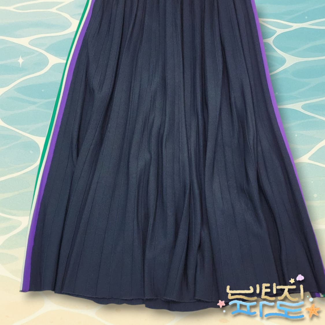 2 sandro 산드로 사이드라인 플리츠 스커트 상품이미지6