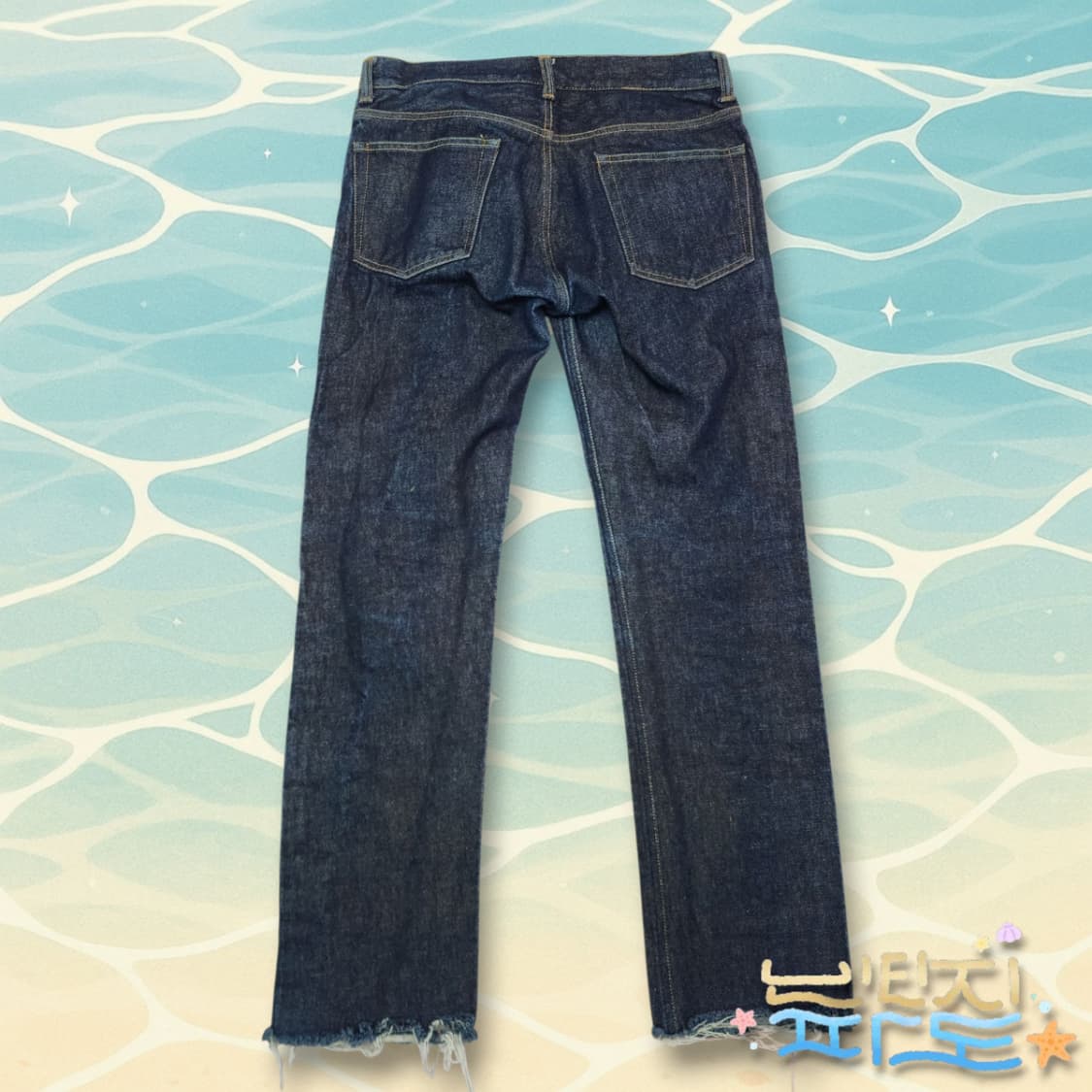 48 아워레가시 퍼스트컷 생지 데님팬츠 상품이미지5