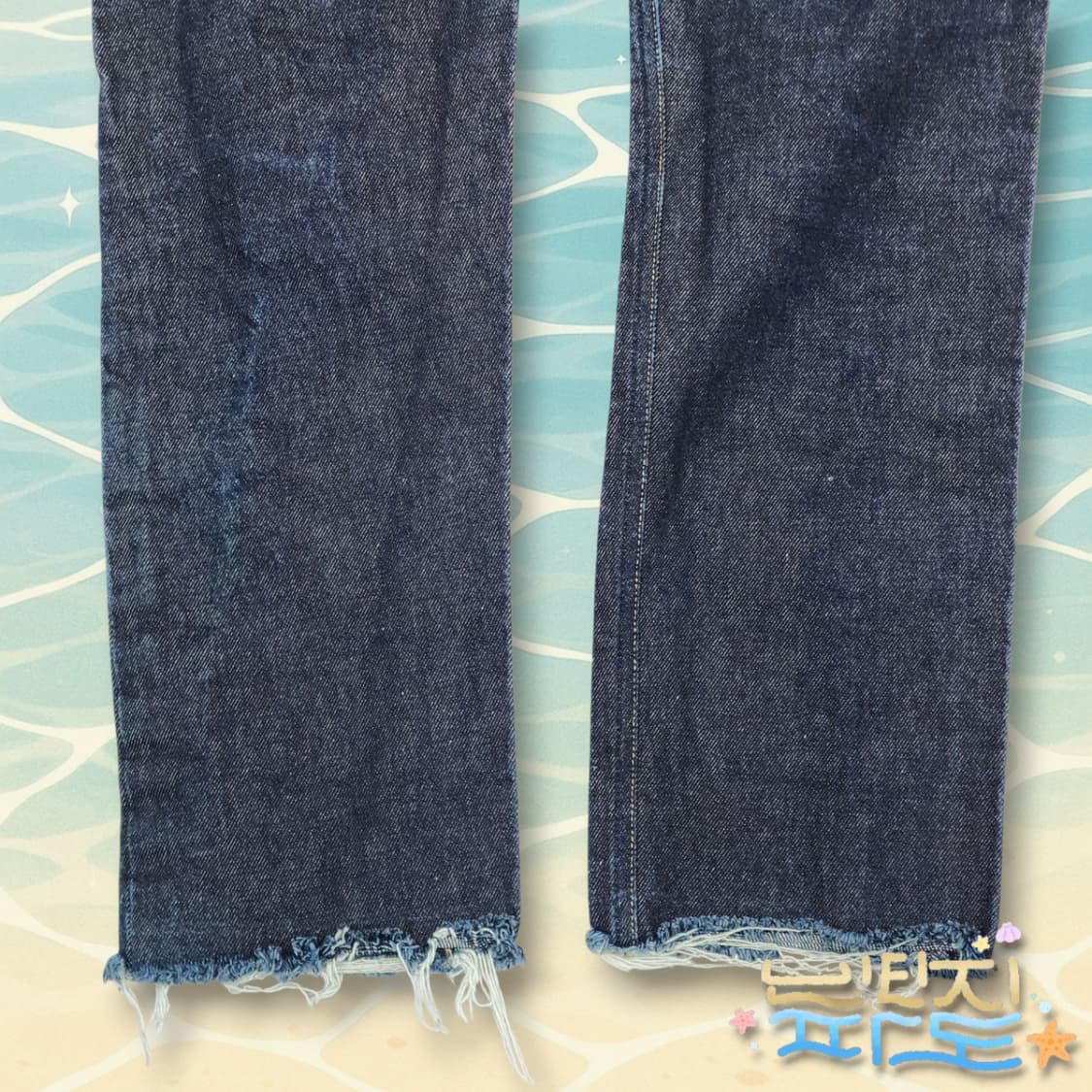 48 아워레가시 퍼스트컷 생지 데님팬츠 상품이미지7