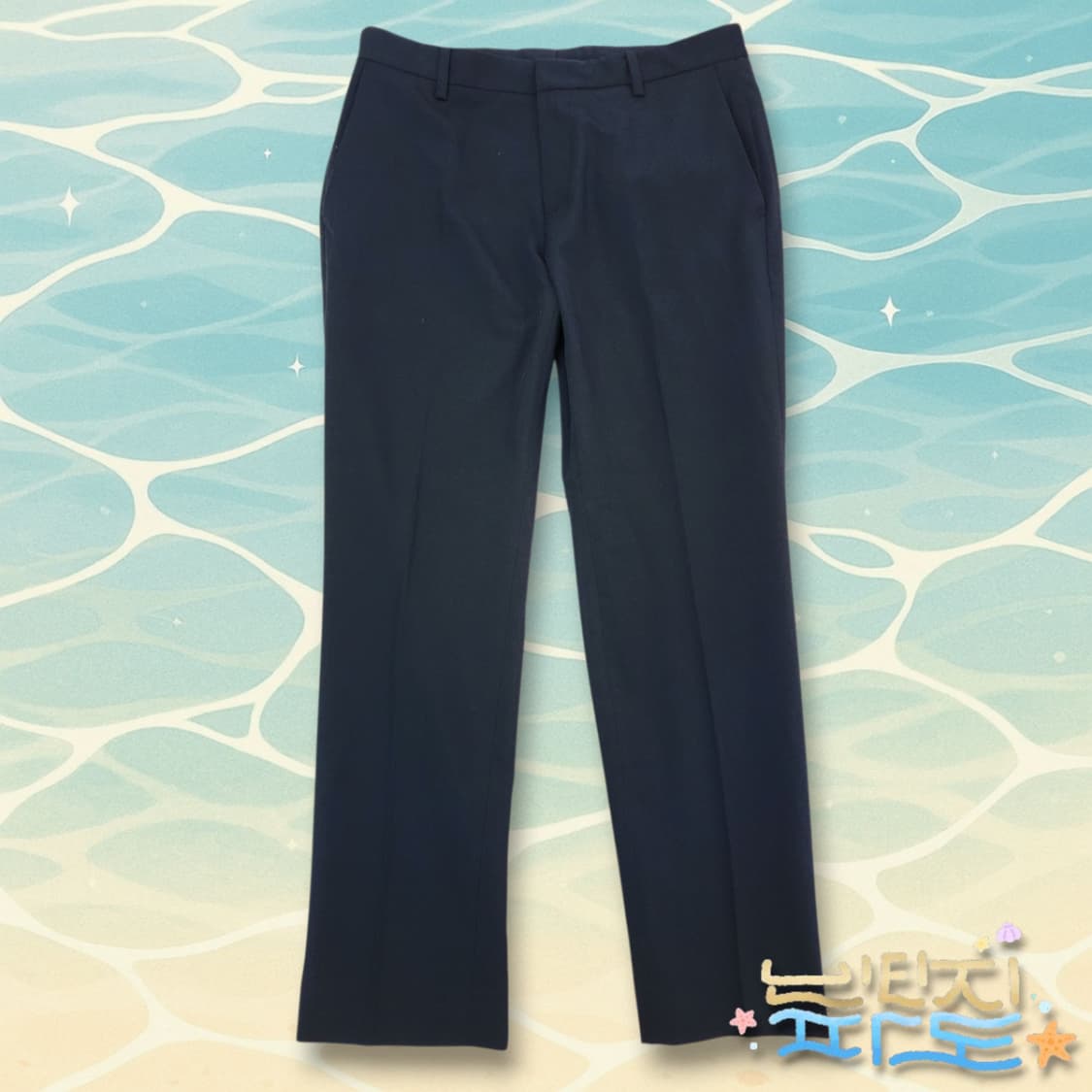 82 새제품 앤드지 네이비 슬랙스 상품이미지1