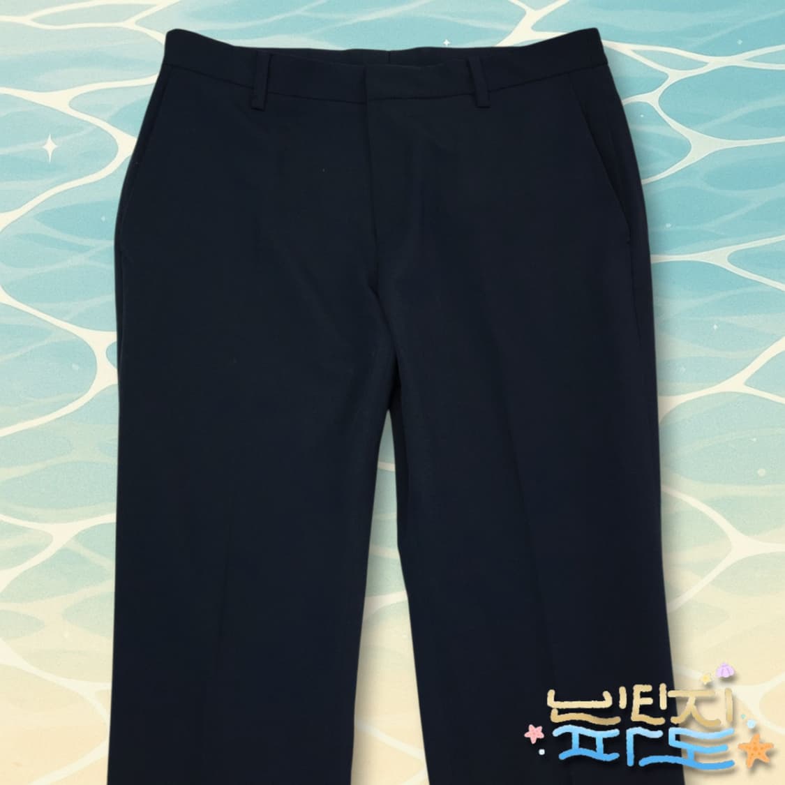 82 새제품 앤드지 네이비 슬랙스 상품이미지2