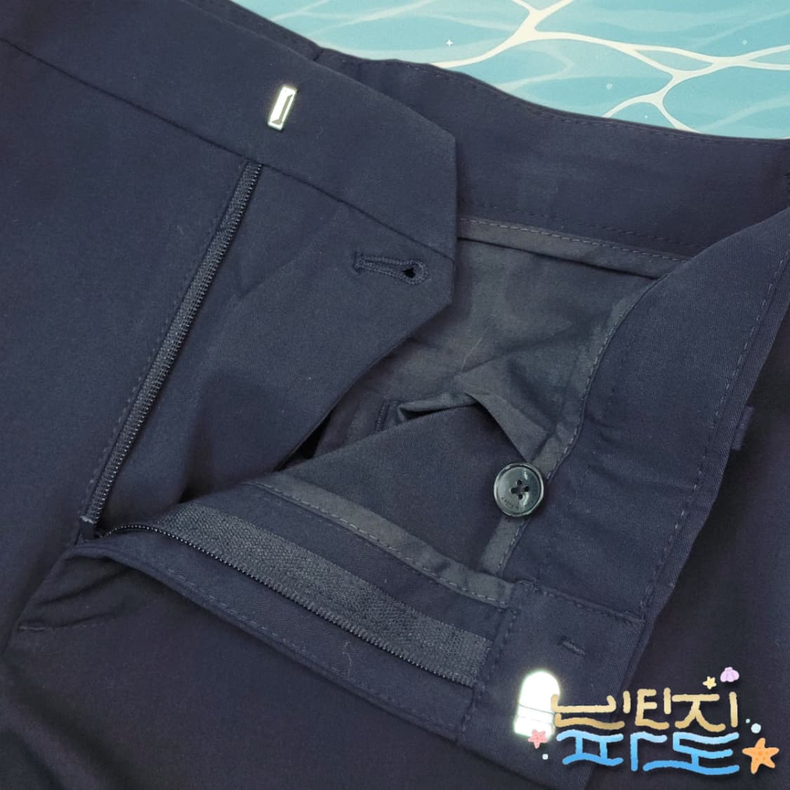 82 새제품 앤드지 네이비 슬랙스 상품이미지4