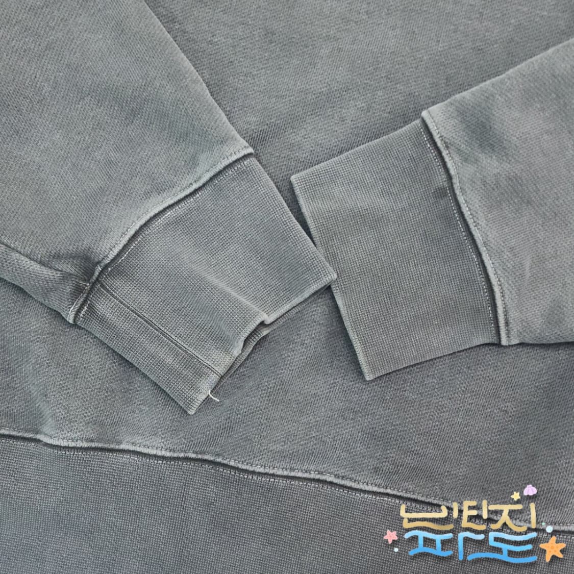 F 어텐션로우 헤비코튼 피그먼트 워싱 맨투맨 상품이미지4