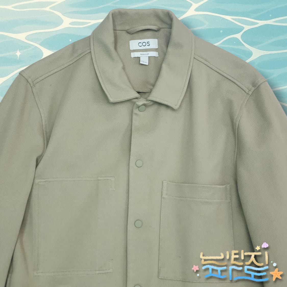 M COS 코스 트윌자켓 라이트카키 상품이미지2