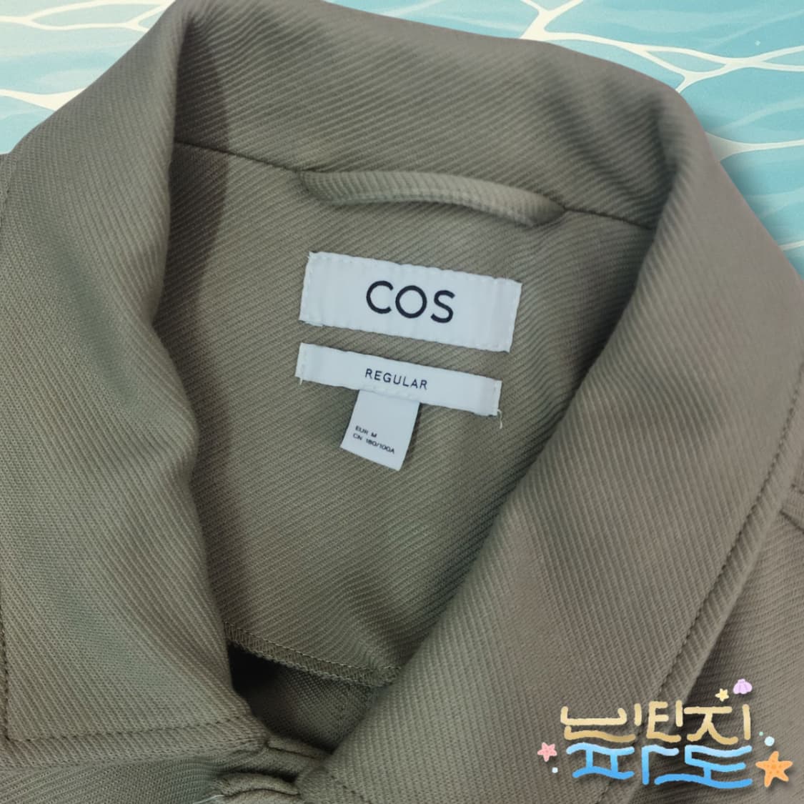 M COS 코스 트윌자켓 라이트카키 상품이미지5