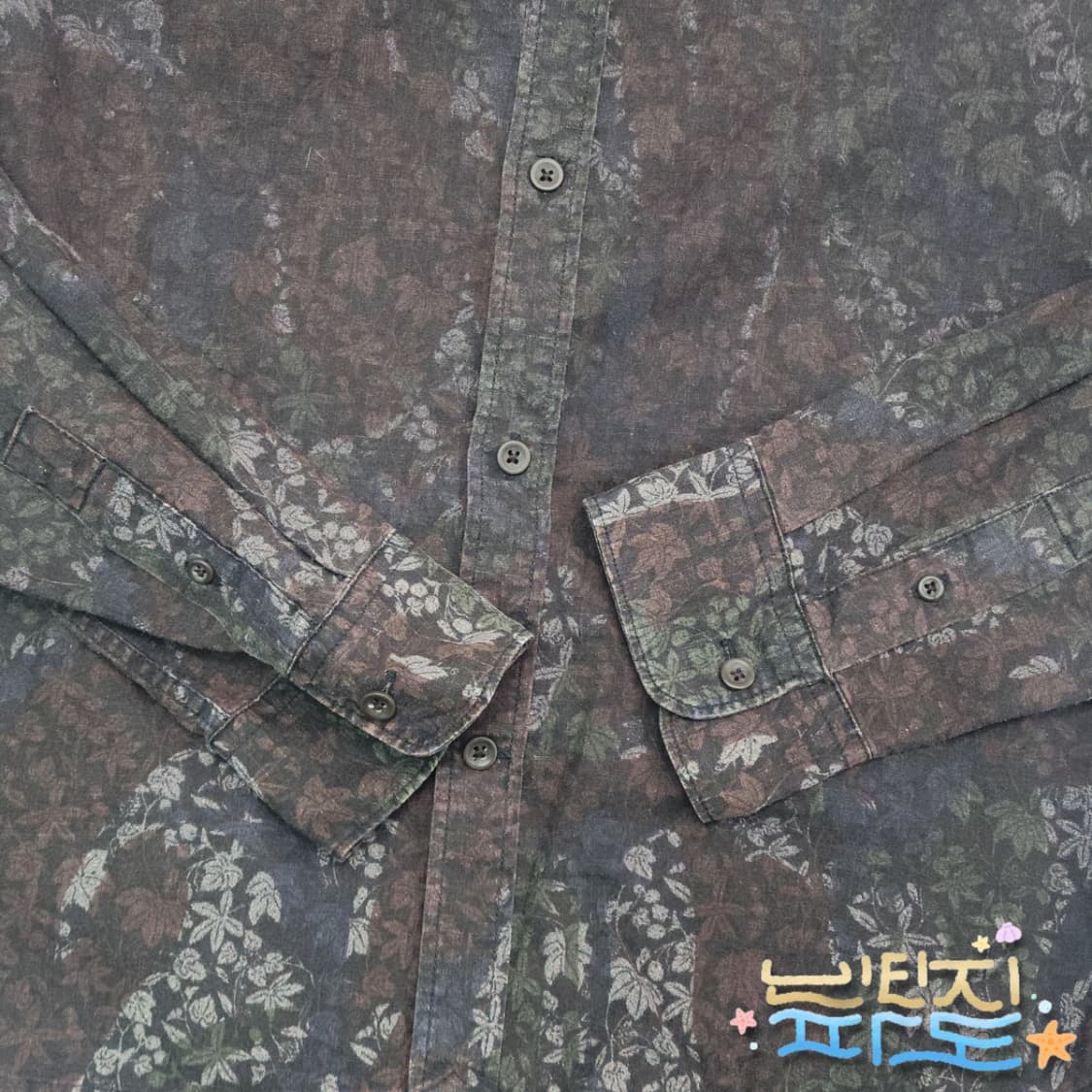 S 올세인츠 플로럴 패턴 셔츠 상품이미지4