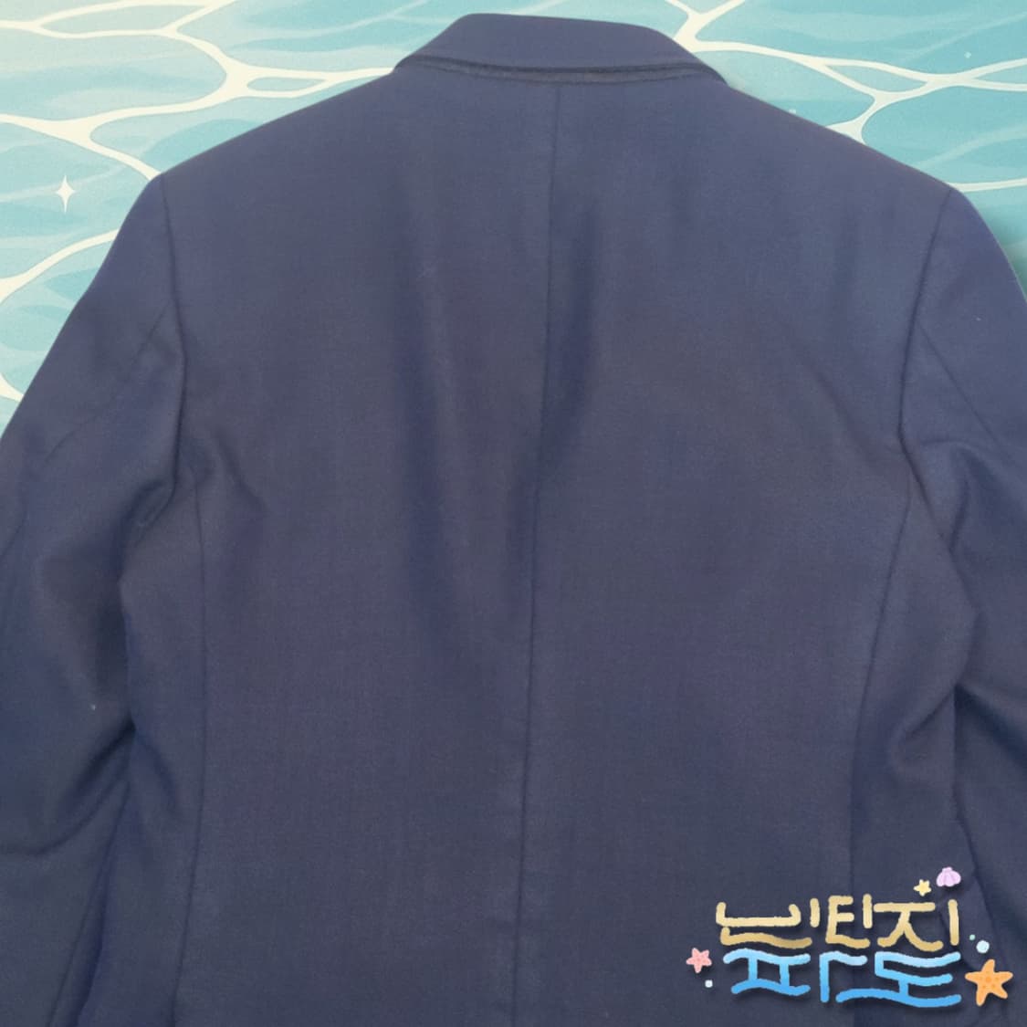 100 커스텀멜로우 개츠비 네이비 블레이저 자켓 상품이미지6