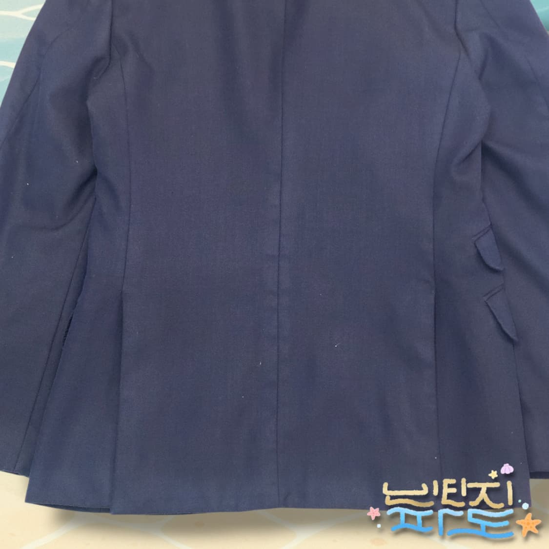 100 커스텀멜로우 개츠비 네이비 블레이저 자켓 상품이미지7