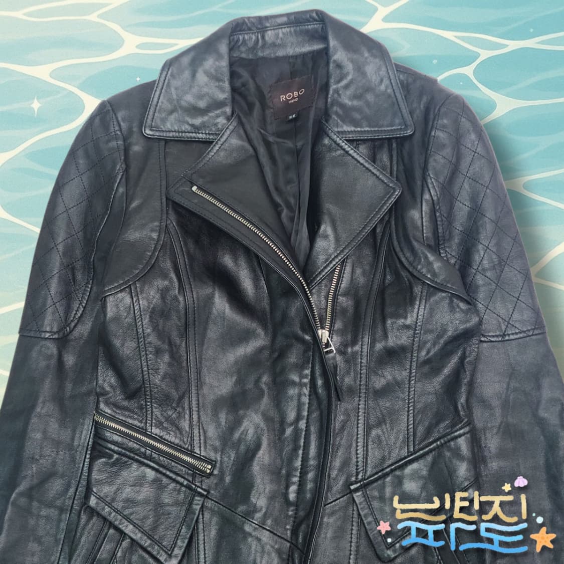 55 ROBO 로보 양가죽 롱 가죽자켓 코트 상품이미지2