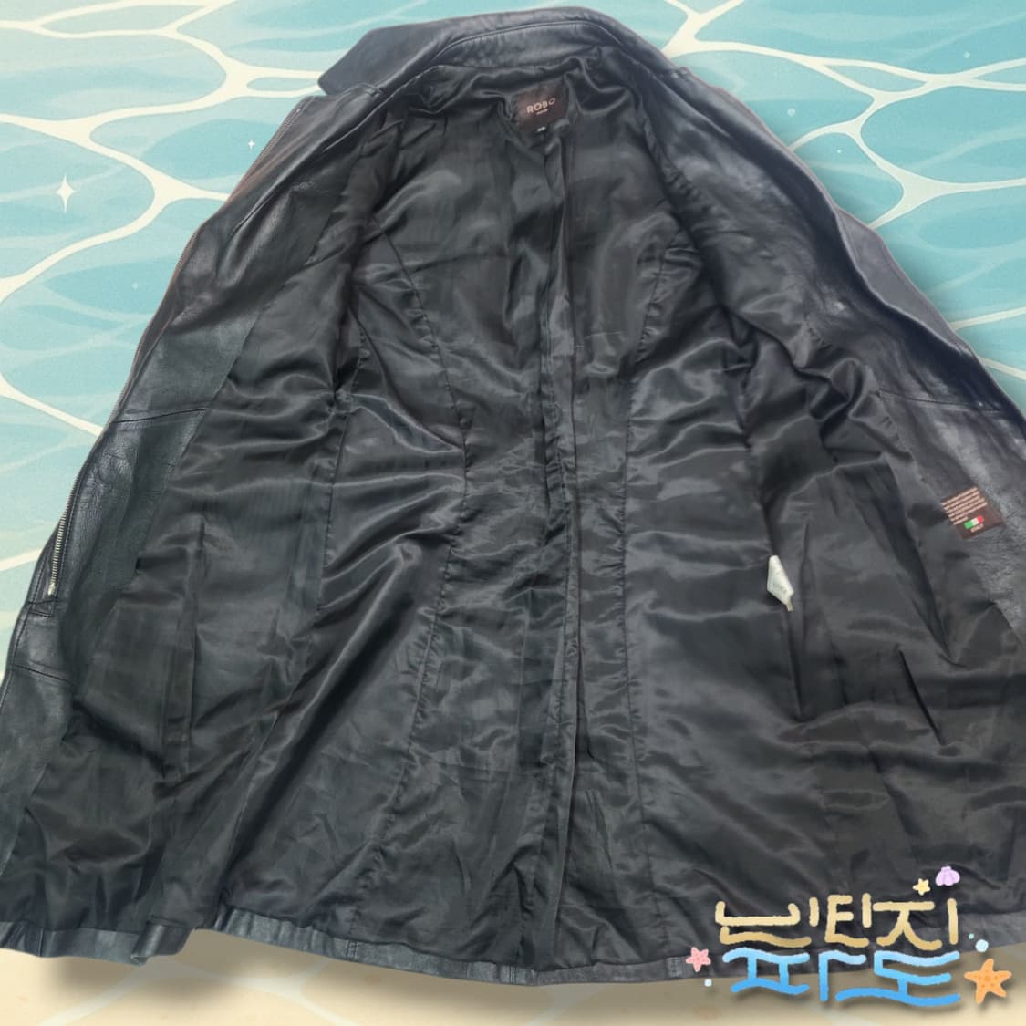 55 ROBO 로보 양가죽 롱 가죽자켓 코트 상품이미지9