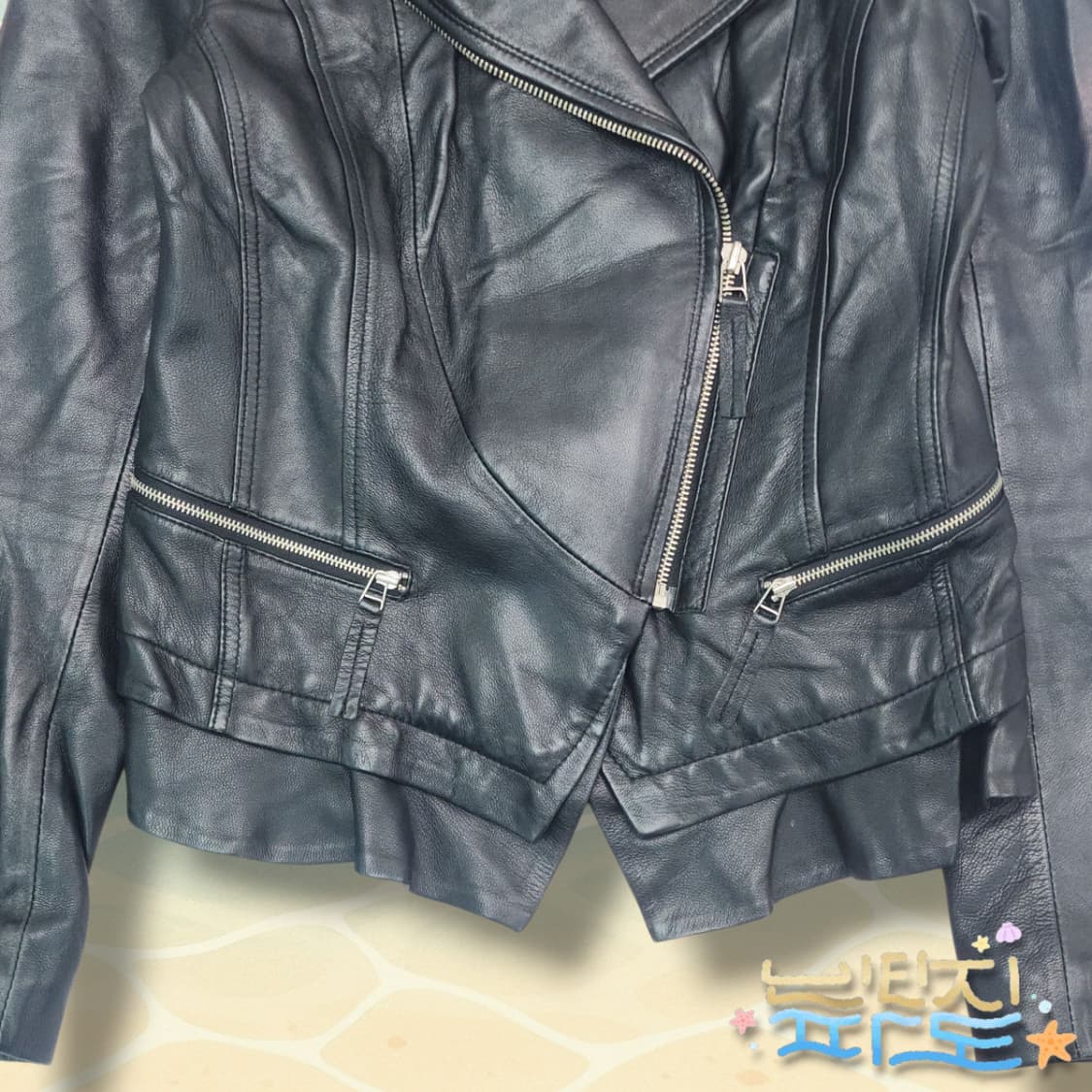 55 ROBO 로보 양가죽 라이더 자켓 상품이미지3