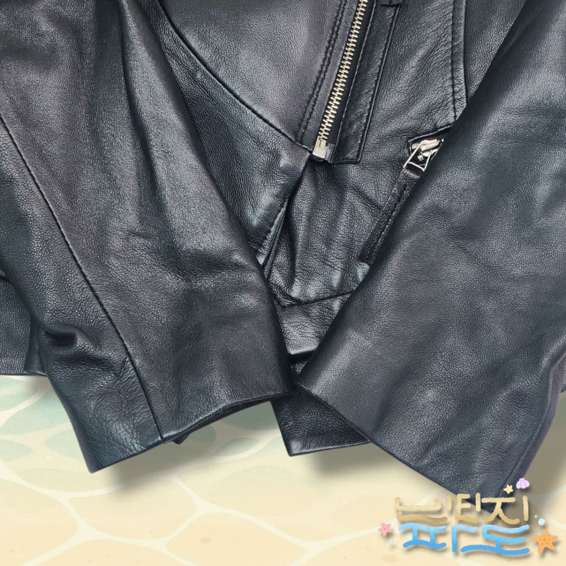 55 ROBO 로보 양가죽 라이더 자켓 상품이미지4