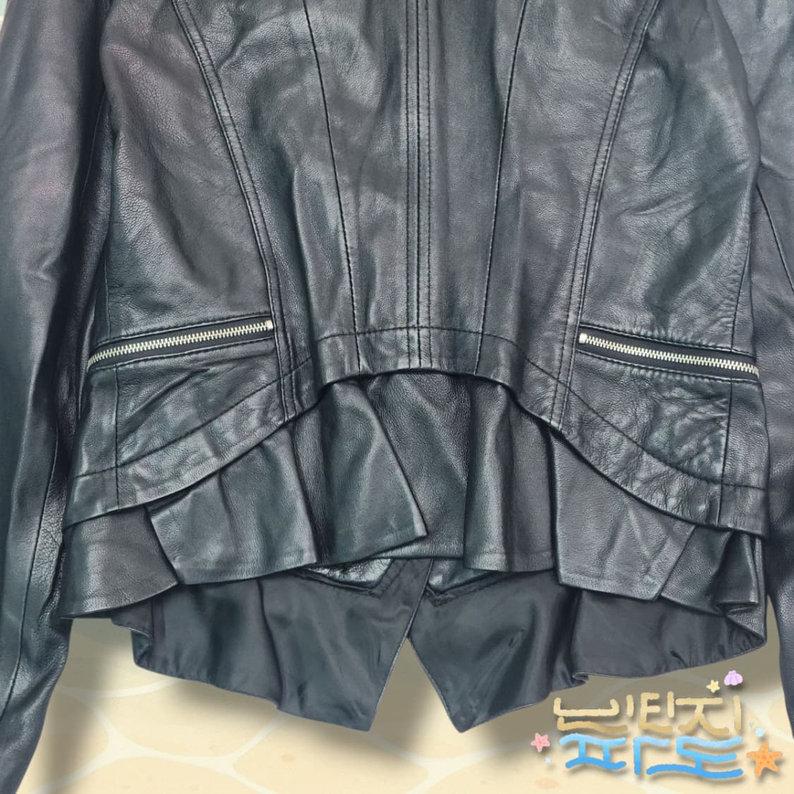 55 ROBO 로보 양가죽 라이더 자켓 상품이미지8