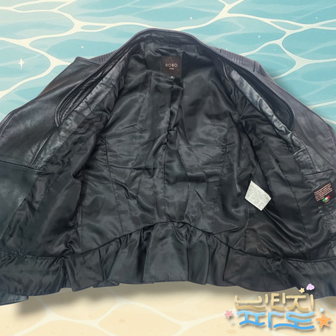 55 ROBO 로보 양가죽 라이더 자켓 상품이미지9