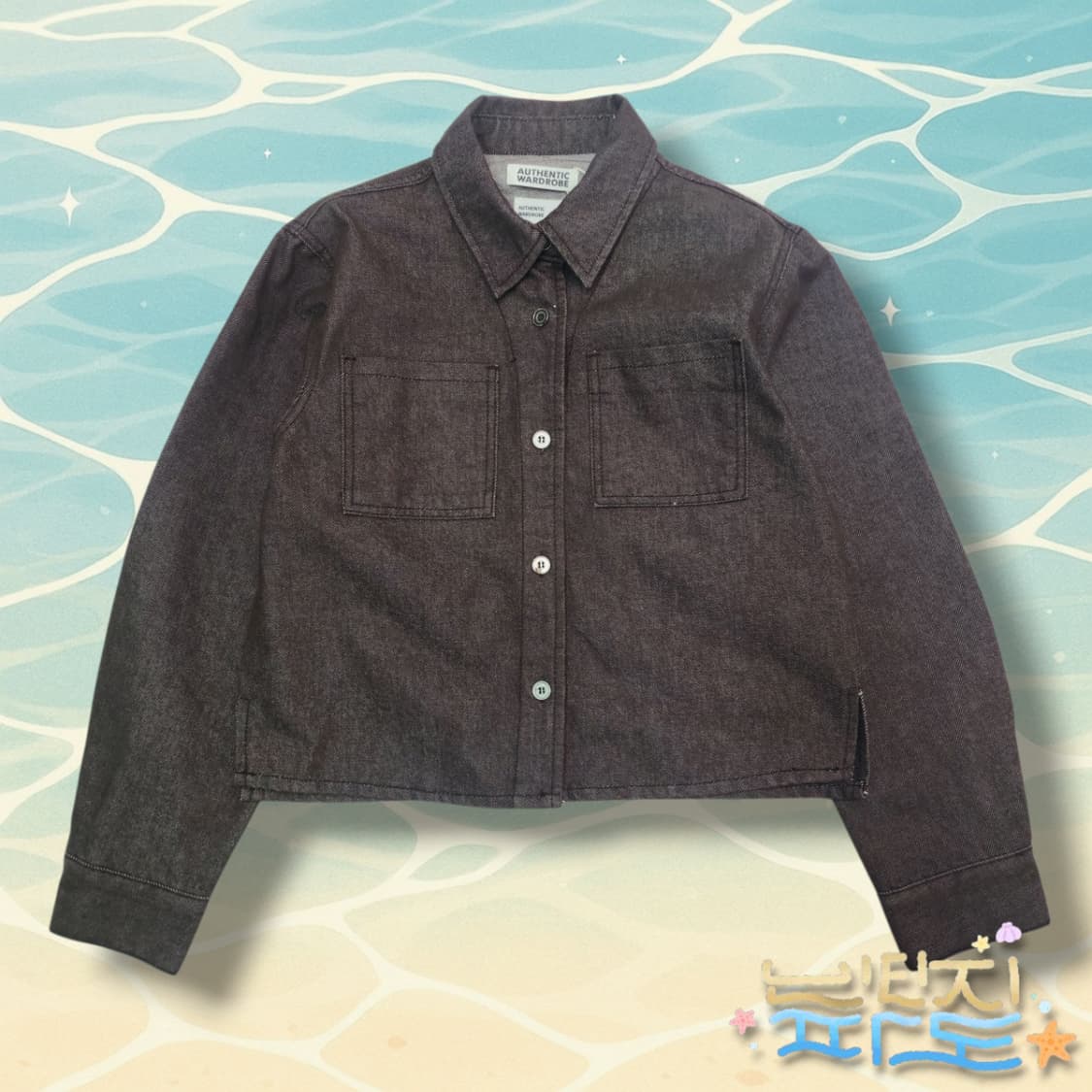 F 새제품 ATWR 어센틱워드로브 데님자켓 상품이미지1