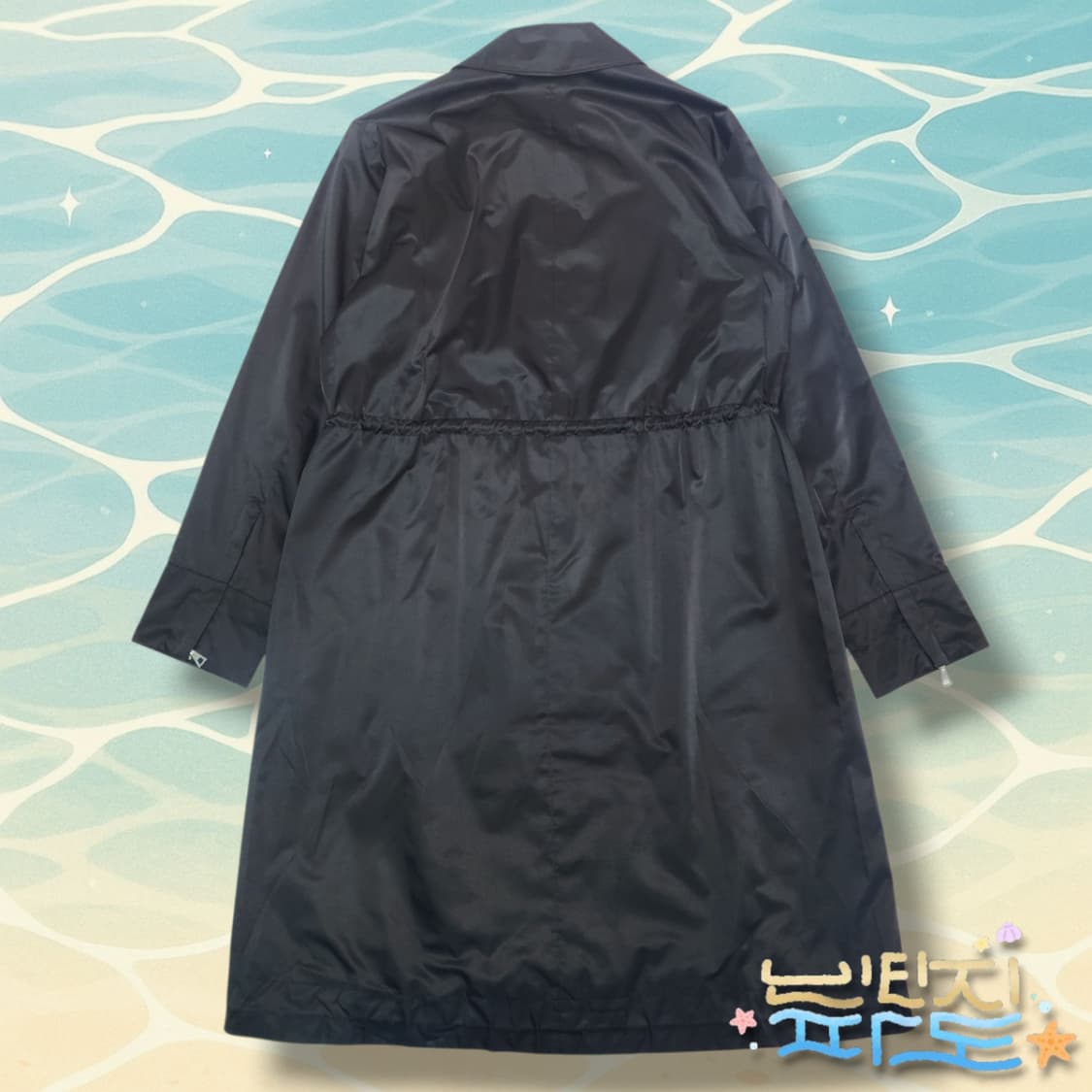 1 띠어리 사틴 드로스트링 코트 상품이미지6