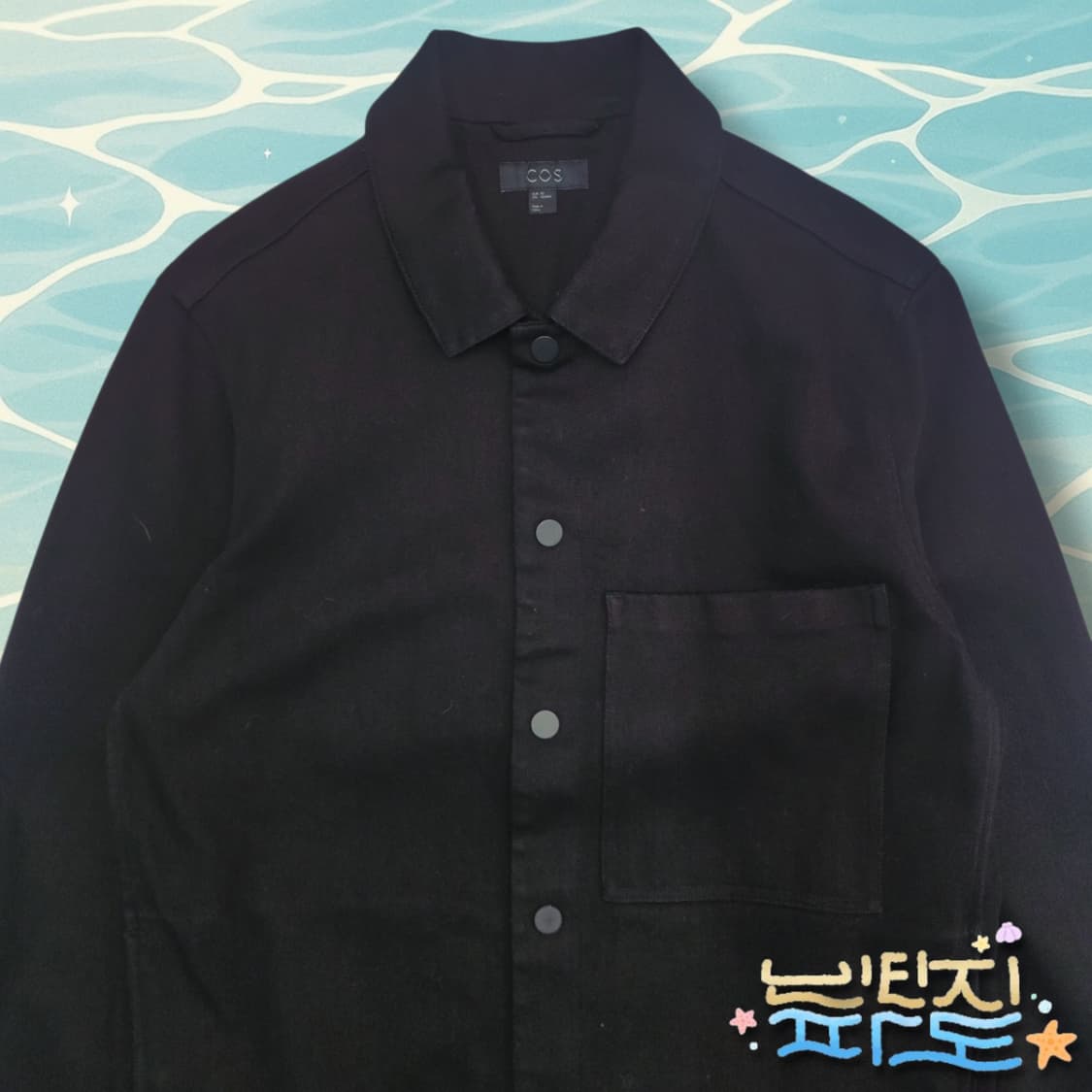 XS COS 코스 트윌자켓 블랙 상품이미지2