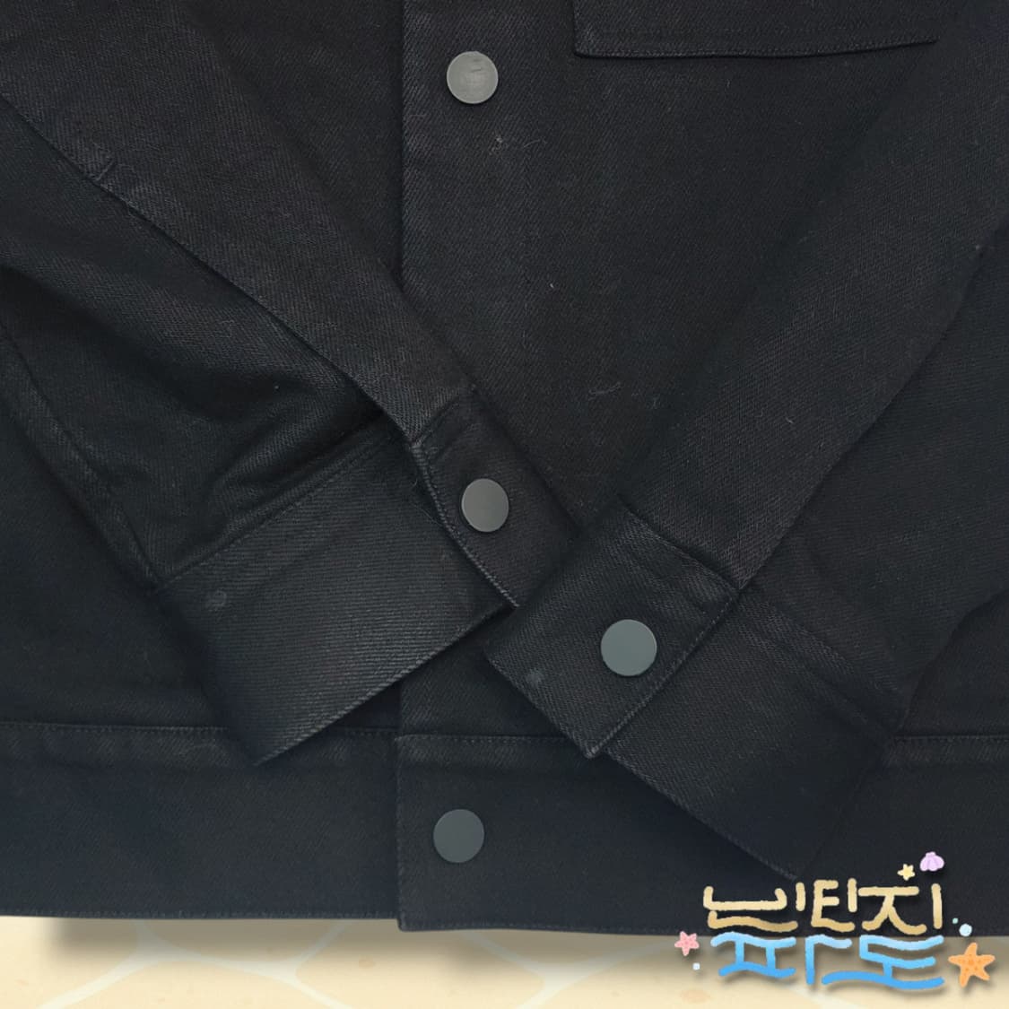 XS COS 코스 트윌자켓 블랙 상품이미지4