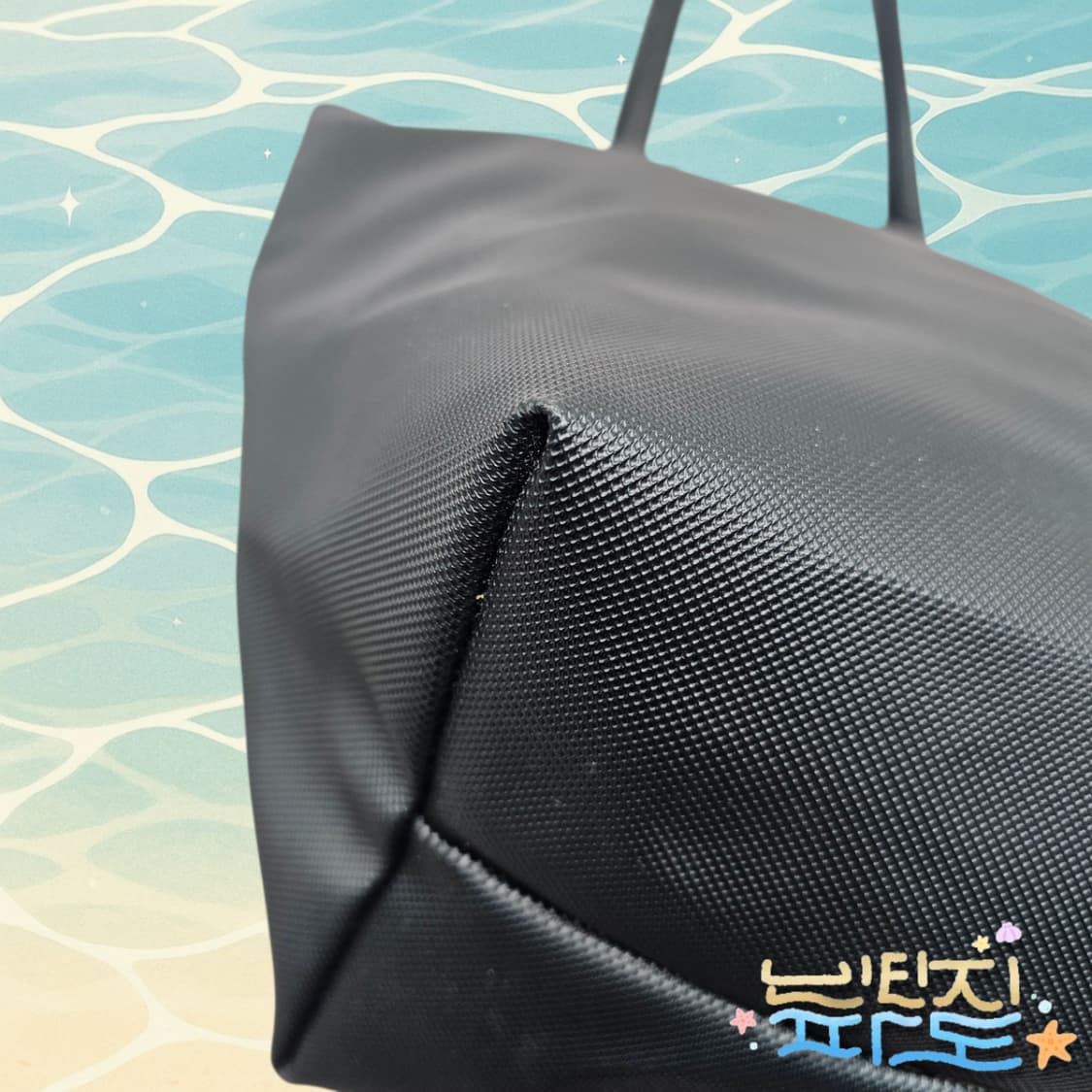 라코스테 버티칼 쇼퍼백 블랙 상품이미지8